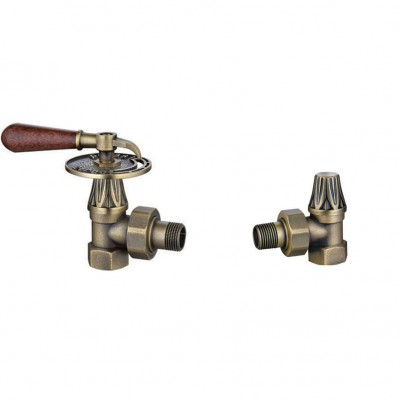 solid brass valves in antique brass finish for heating radiators samples are available with air vent