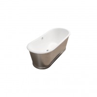 metallic skirted mental cast iron freestanding bathtub for sale