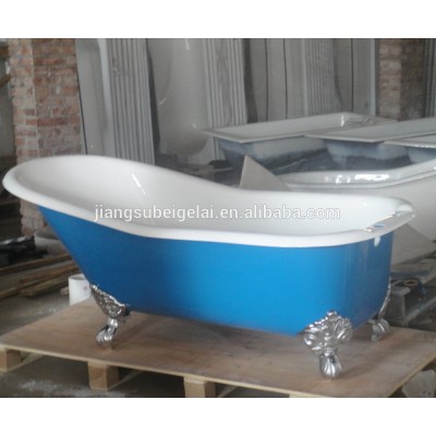 Rococo cast iron bathtub freestanding home decoration