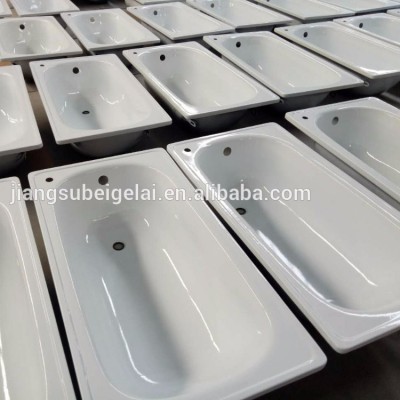 long use porcelain steel bathtub